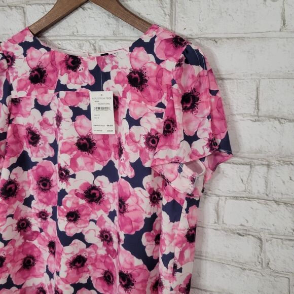 NWT J. Crew Teledo Floral blouse - Picture 3 of 14